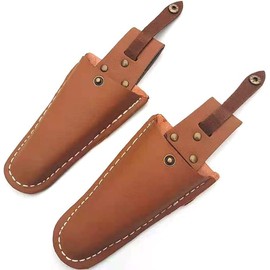 LALOCAPEYO Leather Pruner Holster Hanging Pouch with Safety Lock for Pliers Pruner (2)