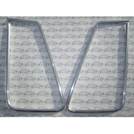 NORS 1973-1977 Buick Regal & Olds Cutlass Supreme Chrome Opera Window Moldings. Pair