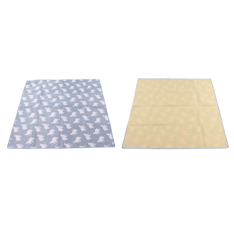 Waterproof Food Spill Mess Mat Portable Cute Cartoon Animal Pattern