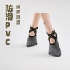 Cross Strap Non-slip Pilates Yoga Toe Socks A3 - Sweat-Absorbing, Free Size Black 30ea
