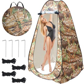 Pop Up Privacy Shower Tent - Instant Setup, Foldable Changing Tent for Portable Toilet, Hiking, Fishing, Beach, Washing