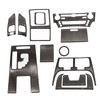 GXARTS 12Pcs Carbon Fiber Full Set Interior Decoration Trim Kit