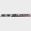 Triton Boat Raised Emblem Decal Sticker | Black White