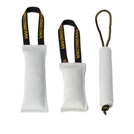 Dingo Beißwurst aus Leder mit Halter 18 cm x 6 cm Spiel Training Hundespielzeug 10590