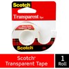 Scotch Transparent Tape 1/2'' X 450'' 1 ea