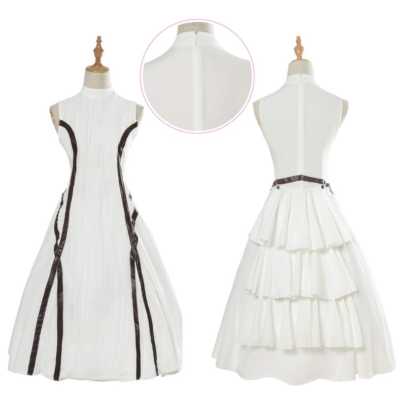 Nuoqi Violet Evergarden Cosplay Costume Womens Anime Uniforms Suit,Dark Blue,Medium