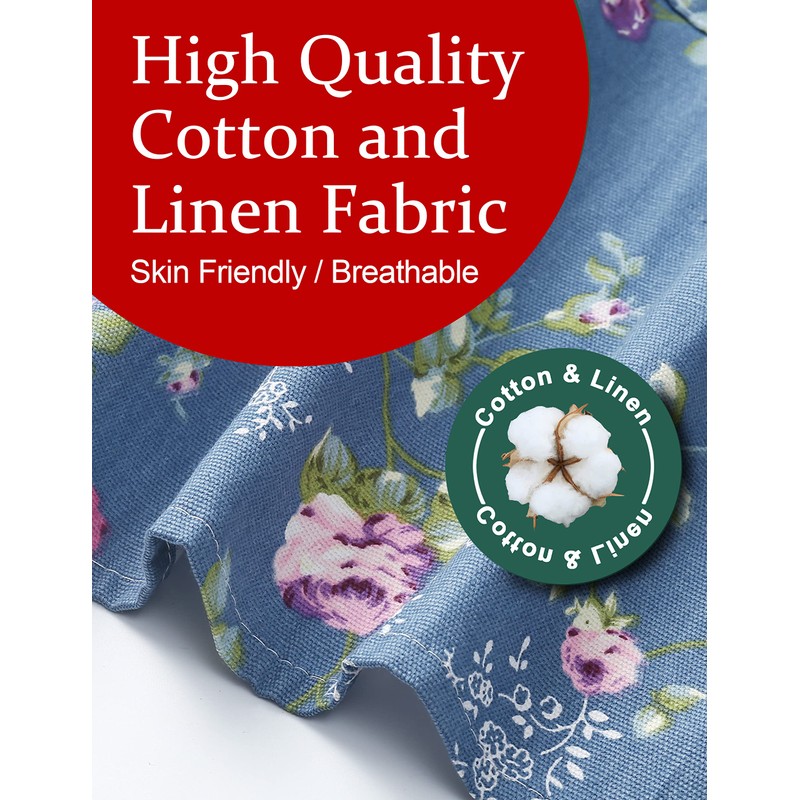 APRONNER Cozy Adjustable Cross Back Aprons for Women with Pockets