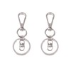[LeTradeJP] 2 Pcs Zinc Alloy Fashion Keychain Detachable Flat Key