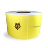 Thermal Transfer Paper Label/Industrial Grade 4"X 6" Yellow, with Perforation,