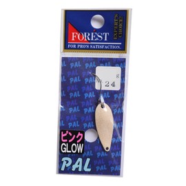 FOREST Lure, Pal, 0.1 oz (3.8 g), 24 Pink GLOW Spoon