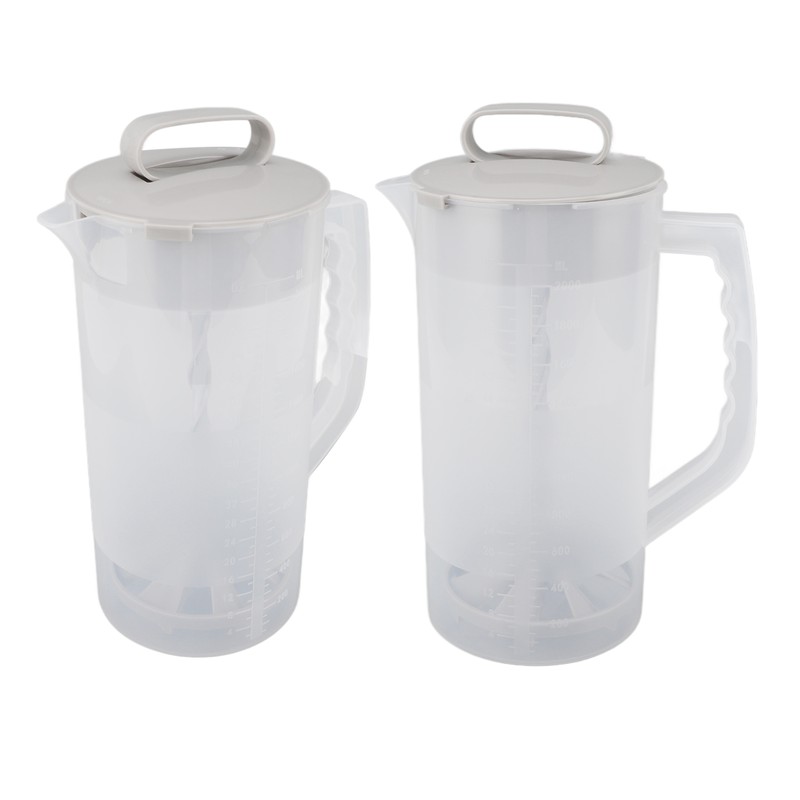 2000ML Manual Juice Extractor Blender Clear Scale Tight Lid Manual