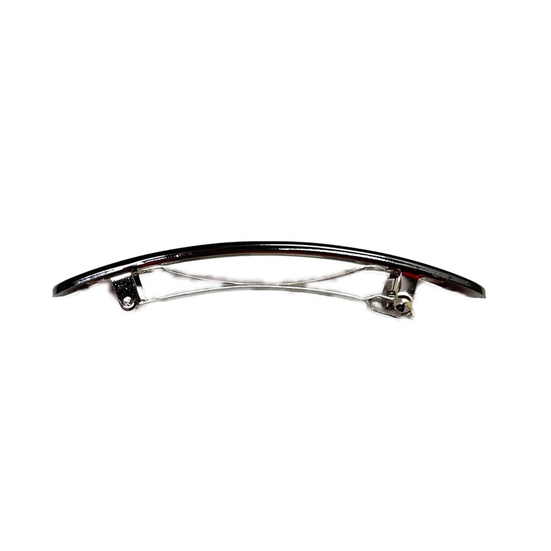 Gachipin® No-Slip Barrette, Corner Glossy Barrette (Brown)