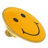 PinMart's Yellow Smiley Face Enamel Lapel Pin