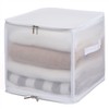 Astro 711-90 White Translucent Cube Storage Box, Clothes Storage, Clear