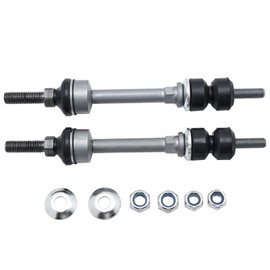 K80338 2pcs Zinc-Nickel Alloy Front Sway Bar Stabilizer End Link End Kit Fits for 2006-2008 Lincoln Mark LT 4WD / 2005-2008 Ford F-150 4WD