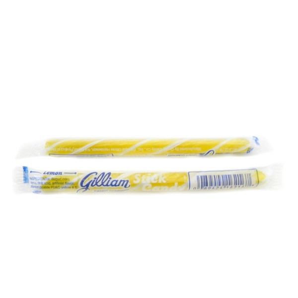 Gilliam Lemon Candy Sticks 80 Count
