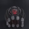 Electric Claw Head Massager with Heating 4 Modes Red LED