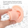 Tres pares de moldes de silicona para orejas con soportes