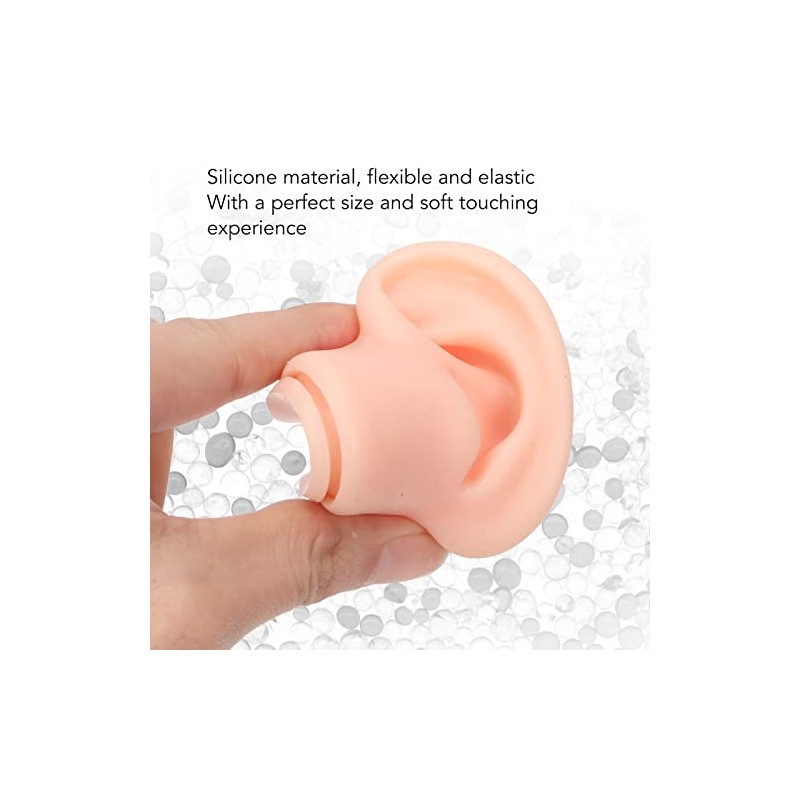 Tres pares de moldes de silicona para orejas con soportes