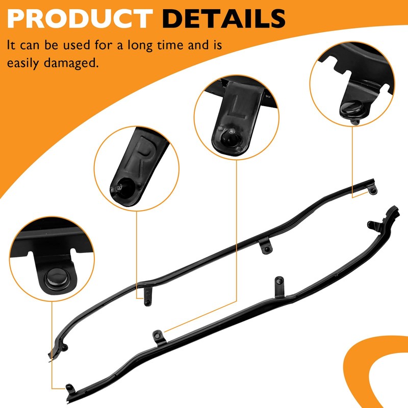 Door Weather Strip Seals LH RH 2 Pcs- Compatible with