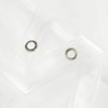 EurCross Clear Shower Curtain Liner 72x78,5 Magnets Weighted Bottom Heavy