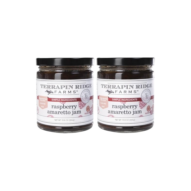Terrapin Ridge Farms Raspberry Amaretto Jam – Two 10.8 Ounce