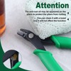 INJOYTEC Crimping Pliers for Crimping Pliers, Bent Tip, Three Holes,