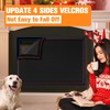 Fireplace Cover, Fireplace Blocker Blanket Stops Overnight Heat Loss, Adjustable