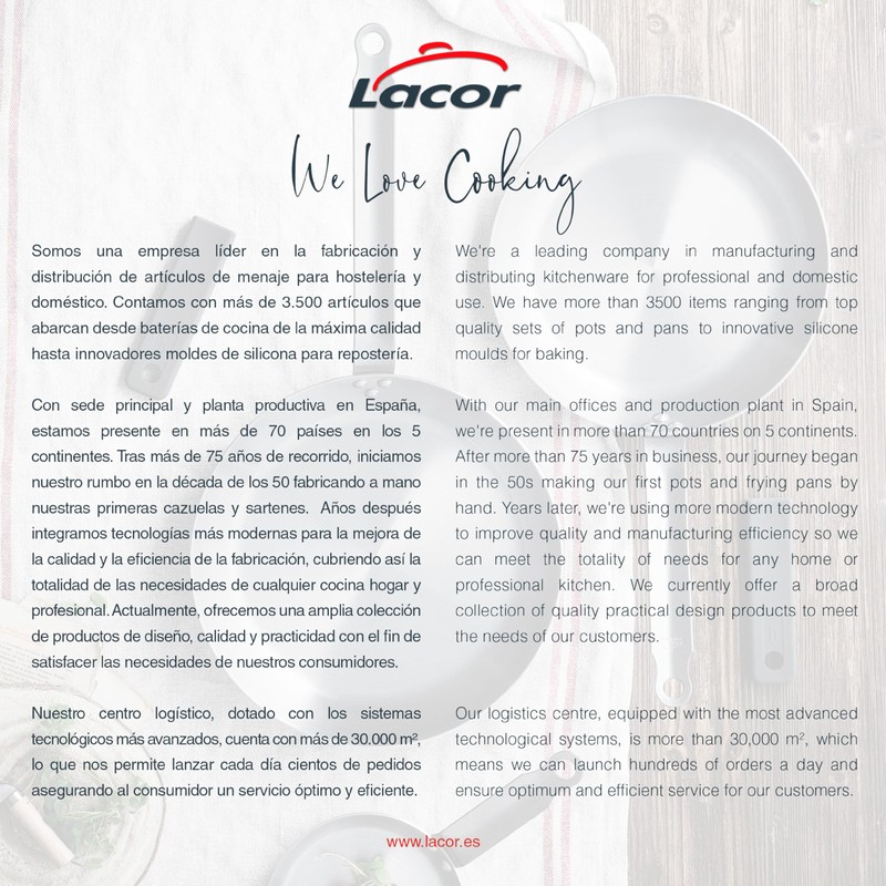 Lacor - R69135A - Ergo Frying Basket, 18/10 Stainless Steel,