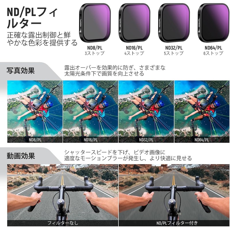 NEEWER ND/PL Filter Set Compatible Insta360 ACE PRO 4 Piece