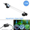 11W UV Light Sterilization Lamp Submersible Ultraviolet Sterilizer Water Disinfection