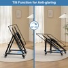 Duiliuu Low Height Mobile TV Stand, Low TV Stand with
