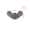 304 Stainless steel wing nut M12 hand twisted fasteners butterfly