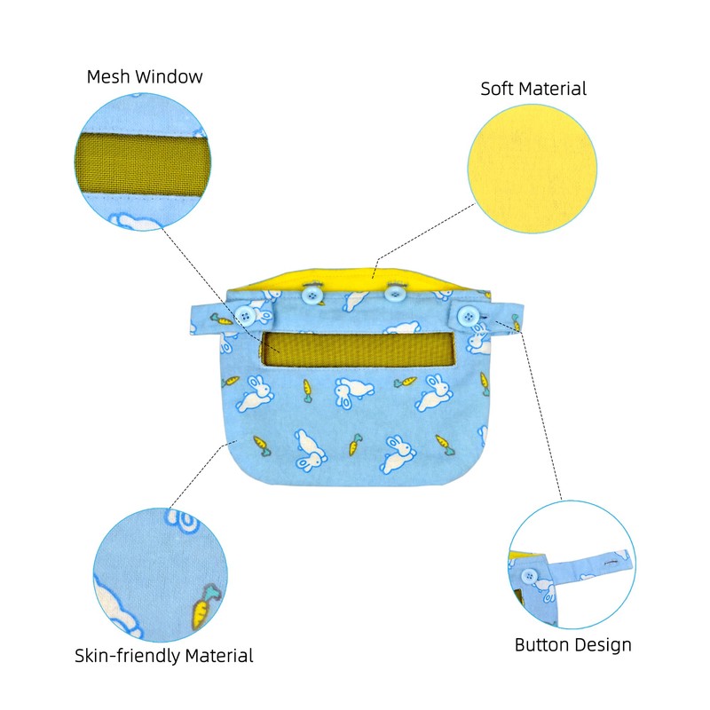 Sugar Glider Bra Bonding Pouch with Mesh Window Bra Bag