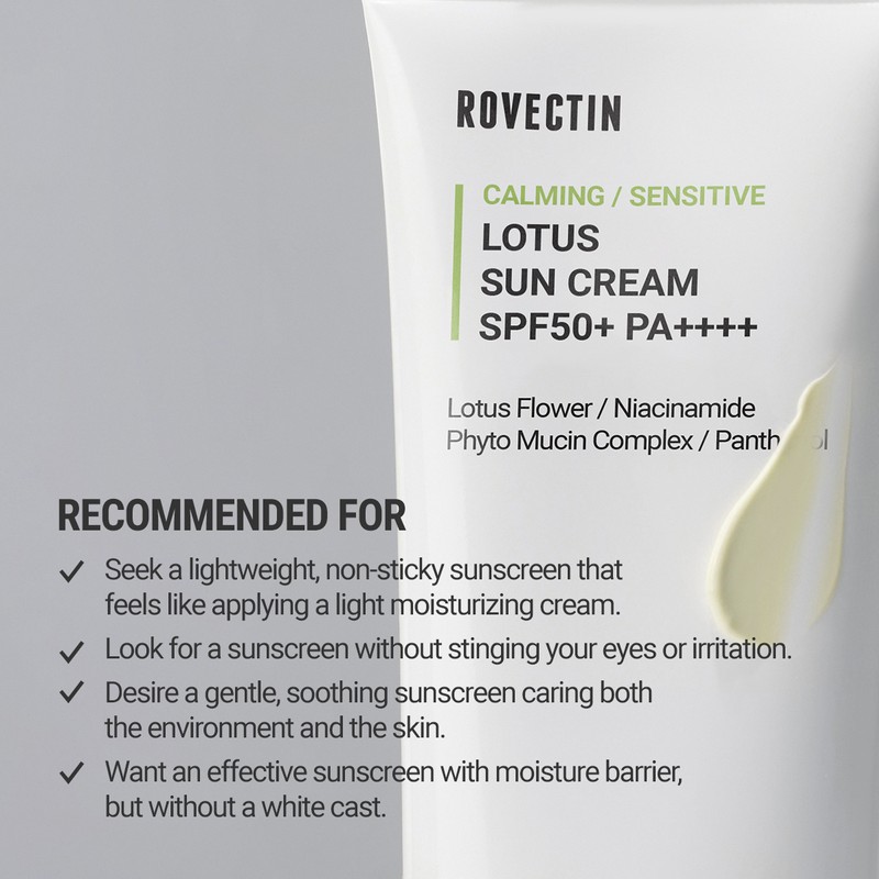 Rovectin [Rovectin]Calming Lotus Sun Cream 50ml