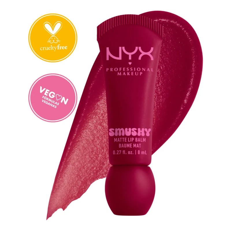 Bálsamo Labial Smushy Matte De Nyx Professional Makeup Squeeze N