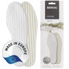 Bergal Barefoot Insoles - Thin Insole - White, UK 5.5