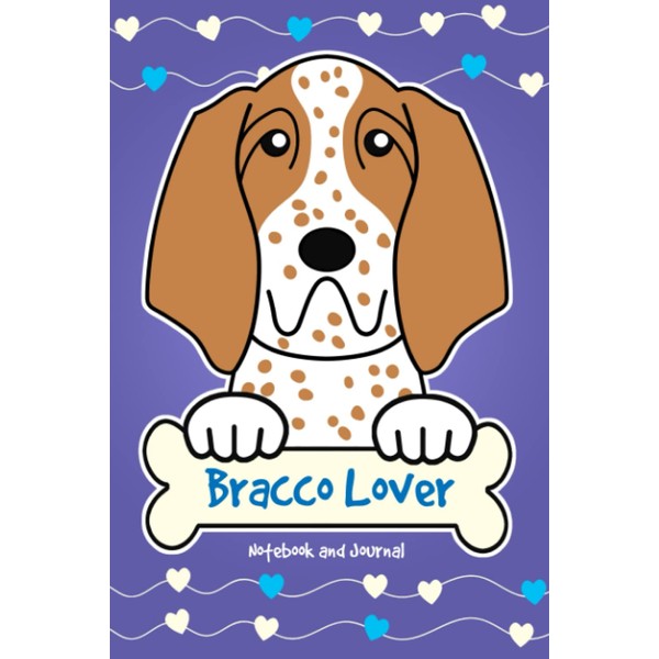 Bracco Lover Notebook and Journal: 120-Page Lined Notebook for Writing
