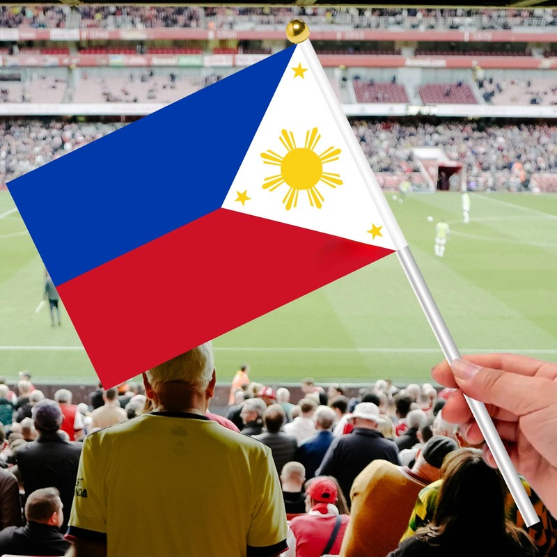 50pcs Philippines Mini Flags Small Filipino Philippine Flags Celebration Parade