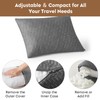 PEUJEW Travel Size Pillow, Compressible Memory Foam Pillow, Camping Pillow