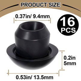 STSTR 16pcs Hydraulic Jack Oil Filler Plug, Conical Floor Jack Plug, Universal Bottle Jack Accessories, Rubber Jack Filler Bung for Oil Reservoir Filler Hole
