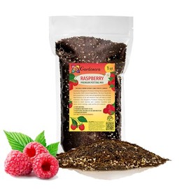 GARDENERA Raspberry Premium Potting Soil Mix - Ideal Blend for Growing Robust and Flavorful Raspberries - 1 Quart