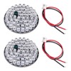 ZORZA 2Pcs 12V 850nm IR LED Illuminator Board with Cable