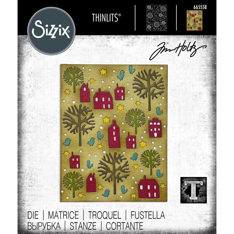 Sizzix Thinlits The Countryside by Tim Holtz, 665558, Plastic, Multicoloured,