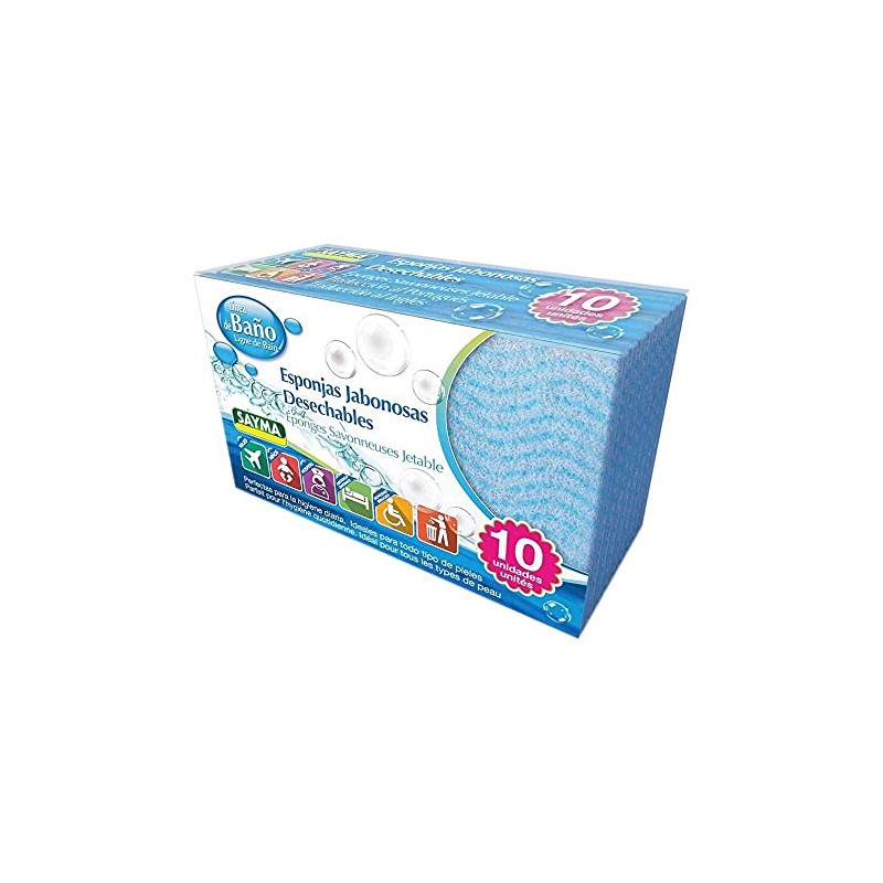 Sayma Disposable Body Sponge (Pack of 10)
