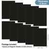 BAOFALI 10Pcs/Set 9.3x6.8inch Sheets Rubber Soft Magnet Sheet for Metal