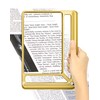Tobegiga 4X Full Page Magnifying Glass for Reading, Lightweight Rectangular