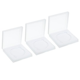 PATIKIL 77mm Lens Filter Case, 3pcs Camera Filter Case Portable Lens Filter Box Water Resistant Dustproof Plastic for Photography Filter Storage