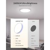 LEPOWER-TEC Ceiling Light, 12 Inch LED Flush Mount Ceiling Light