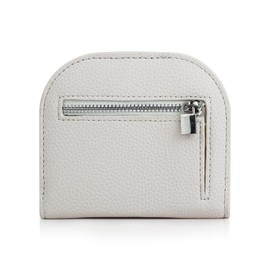 AdiStylinno Small Wallets for Women, Ladies Bifold Wallet Purses, Cute PU Leather Purse Minimalist Credit Card Holder Coin Pouch with Multi Card Slots, Cash Compartment and Zipper Pocket (White)